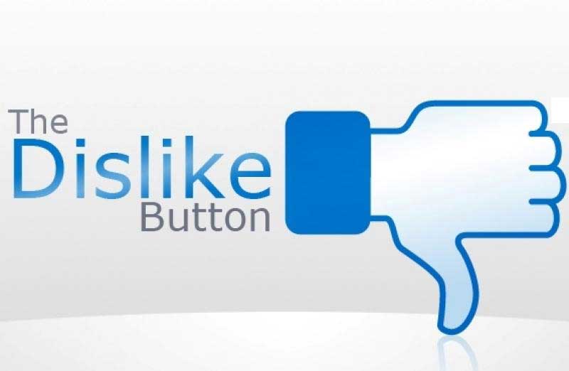 Κουμπί dislike Facebook